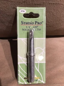 Studio Pro 1/4 Inch 650 Degree Solder Tip, 6 Mm, 679a New, 046795 - Picture 1 of 2