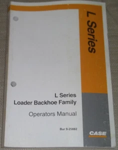 CASE 580L TURBO SUPER L 590 BACKHOE LOADER OPERATION & MAINTENANCE BOOK MANUAL - Picture 1 of 3