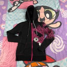 Abbey Dawn by Avril Lavigne Graffiti Skull Hoodie S Mall Goth Emo Scene Y2K