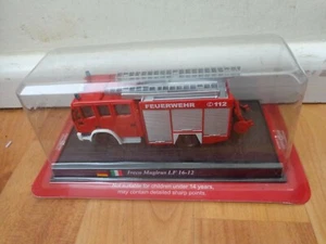 1/72 SCALE GERMANY IVECO MAGIRUS LF 16-12 - DEL PRADO FIRE ENGINE MODEL - Picture 1 of 1