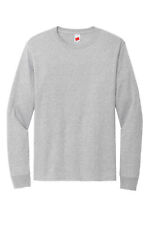 Hanes 5286 Men's Essential-T 100% Cotton Long Sleeve T-Shirt