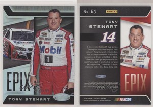 2016 Certified Epix Mirror Silver /99 Tony Stewart #E3 HOF