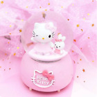 Kawai Sanro Cute Hello Kitty Cat Snowflake Music Box Music Box Crystal Ball F