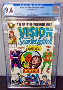 1986 Marvel Comics Vision und die scharlachrote Hexe Band 2 #12 mit CGC 9,4 KLASSE - Bild 1 von 1