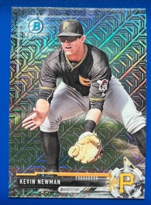 Bowman 2017 cromo Mega Box Prospects refractores #BCP70 Kevin Newman - Imagen 1 de 3