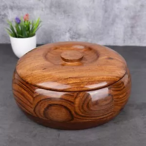 Chapati Keeper Classic: Sheesham Holz Roti Aufbewahrungsbehälter - zeitloses Design - Bild 1 von 6