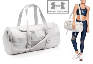 Under Armour Project Rock Training Sports Duffel Bag Holdall Grey *NEW - Picture 1 of 5