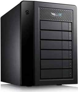 Pegasus32 R6 Promise Technology RAID Storage Thunderbolt 3 - 40Gbps NO DRIVES - Picture 1 of 5