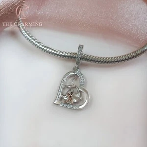 Mermaid Charm 925 Sterling Silver Always Believe In Your Dreams - Daughter Gift - Picture 1 of 4