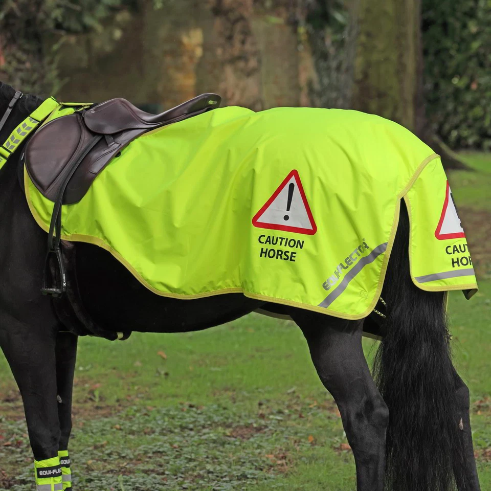 Shires Equi Flector Waterproof Exercise Sheet - Yellow - Image 1 of 1