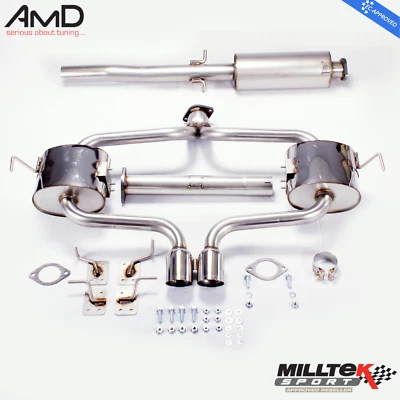 Scarico posteriore gatto acciaio inox Milltek MINI Cooper S Cabrio R52 RISUONATO - Immagine 1 di 4