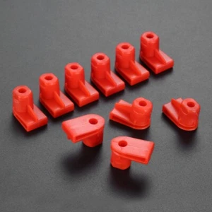 10x Plastic Bumper Clips Wing Mounting Grommet Nuts Screws Fit For OpelnVauxhall - Picture 1 of 12