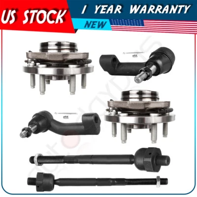 Cojinete de cubo de rueda con extremos de varilla de amarre delantero para Ford F-150 Lincoln Navigator 2009-2010 Foto 1 de 4