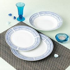 Servizio di Piatti da tavola lido cannes in ceramica 18 pezzi