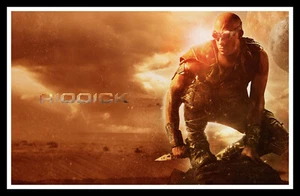 Riddick - Vin Diesel Movie Poster Print & Unframed Canvas Prints - Picture 1 of 2