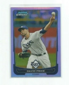 DAVID PRICE (Tampa Bay Rays) 2012 BOWMAN CHROME REFRACTOR PARALLEL CARD #16 - Picture 1 of 1