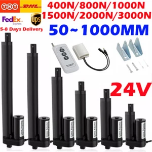 DC 24V 400N 800N 1000N 3000N Linearantrieb Linearmotor 50mm 250mm 550mm 1000mm - Bild 1 von 46