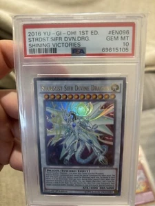 Yu-Gi-Oh! Stardust Sifr Divine Dragon SHVI-EN096 Ultra Rare 1st Edition Psa 10 - Picture 1 of 2