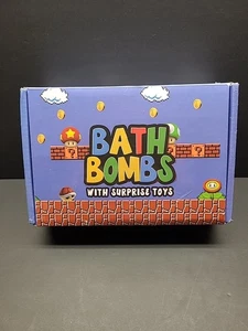 Mario Brothers Badebomben mit Überraschungsspielzeug Neu versiegelte Verpackung  - Bild 1 von 3