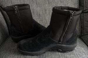 Merrell Vibram Arctic Grip Jungle Zip Insulated Boot Black Waterproof UK9 BNWOT - Picture 1 of 12