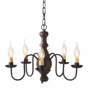 Lancaster Chandelier in Black - Picture 1 of 3