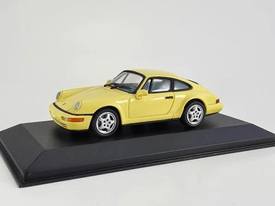Minichamps PMA 1:43-Scale Porsche 964 Carrera 2 Lt. Yellow  | MIB | MIN 062120 - Image 1 of 4