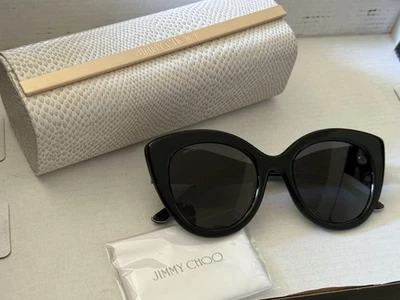 Jimmy Choo Women's Sunglasses Black - Image 1 of 4