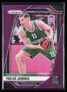 2024-25 Panini Prizm Euroleague Paulius Jankunas Purple Prizms /99 #110 - Picture 1 of 10