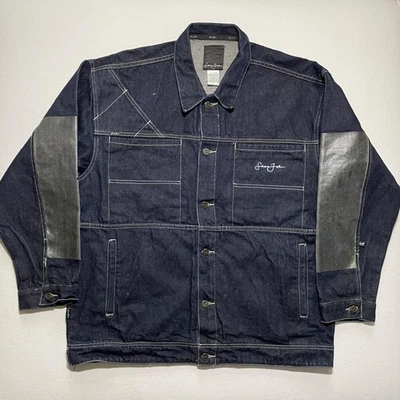 Chaqueta de Colección Sean John Para Hombres 2XL Denim Ropa de Trabajo Tareas Utilidad Camionero Rap Y2K Foto 1 de 4