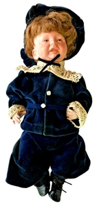 Vintage Reproduktion 15 Zoll Simon & Halbig K☆R Junge Puppe signiert Della Weaver 1982 - Bild 1 von 10