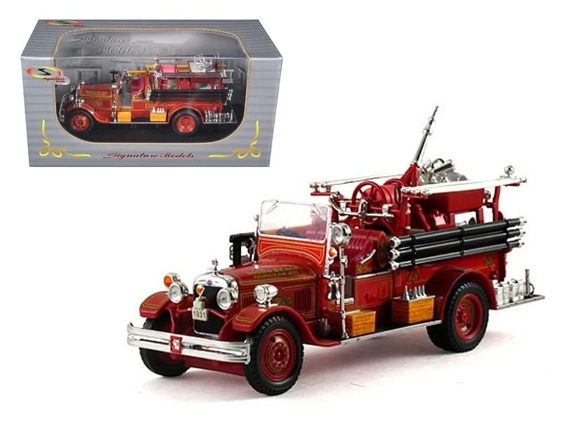 1931 Seagrave Fire Engine Truck Red 1/32 Diecast Model by Signature Models - Image 1 of 1