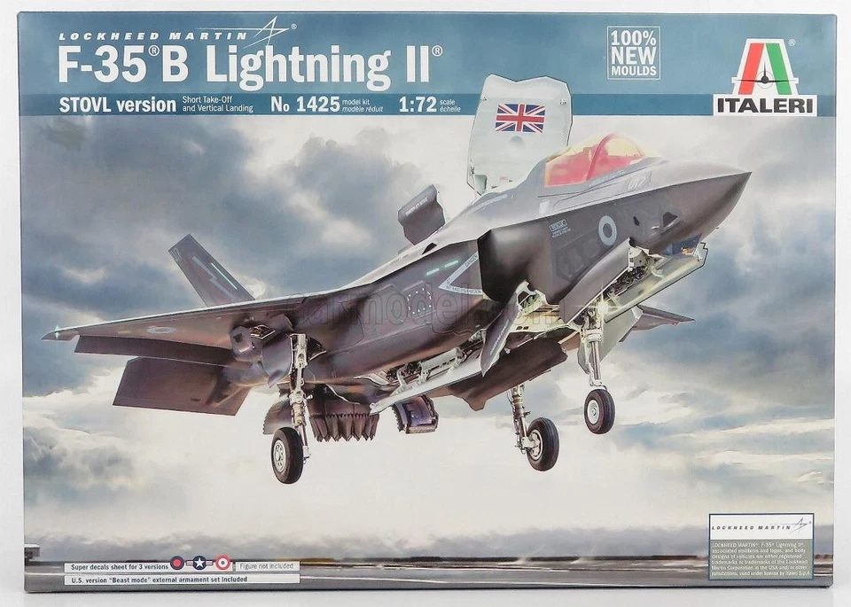 1/72 ITALERI - LOCKHEED MARTIN - F-35B AIRPLANE LIGHTING II MILITARY 2011 IT1425 - Immagine 1 di 1