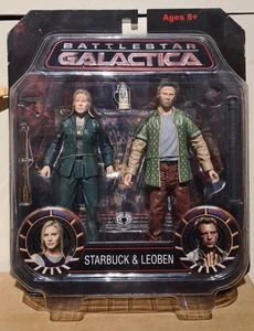 Diamond Select, Battlestar Galactica, Starbuck & Leoben 2-Pack (2010) in OVP - Bild 1 von 2