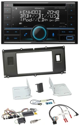 Kenwood CD 2DIN DAB USB Lenkrad Bluetooth Autoradio für Land Rover Evoque 11-13 - Bild 1 von 4