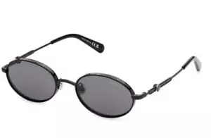 Authentic Moncler Sunglasses ML 0224-01A Shinny Black / Dark Gray Lenns"NEW"52mm - Picture 1 of 4
