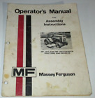 Massey Ferguson MF 1655 & 1855 Lawn Garden Tractor Operators Manual ORIGINAL!