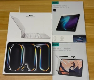 Apple iPad Pro 11-inch (M4) 256 GB, Wi-Fi, Silver + Magic Keyboard - Picture 1 of 21