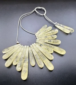 Early Dinosaur Designs Dew Drop Resin necklace - Picture 1 of 8