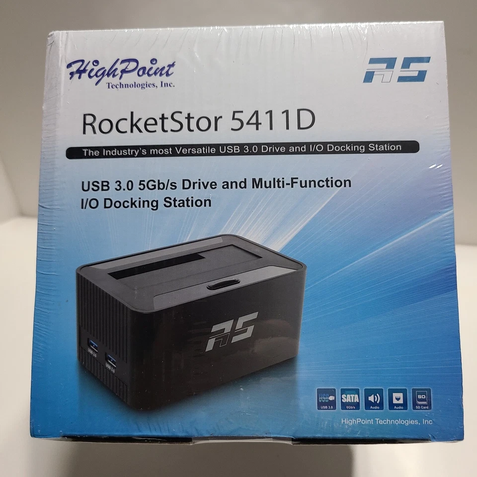 RocketStor 5411D-USB 3.0 5Gb/s Drive and Multi-Function I/O Docking Station. - Image 1 of 4