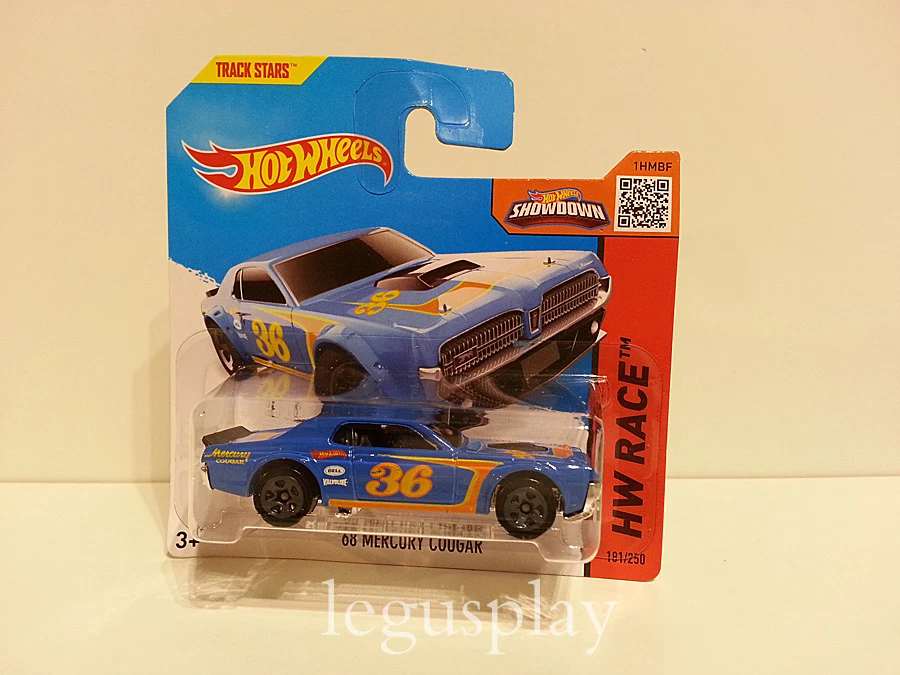 Auto Mattel Hot Wheels CFH77 '68 Mercury Cougar "HW RACE" 1/64 - Immagine 1 di 1