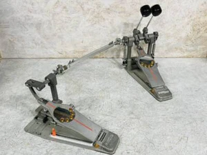 Pedal de bombo doble Pearl Demon Drive P-3002D accionamiento directo usado Japón - Imagen 1 de 9
