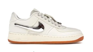 Nike Air Force 1 Low Travis Scott Sail (WORN) - Picture 1 of 10