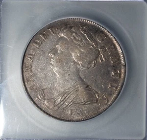 1708 E Queen Anne Half Crown England NGC Certified XF 45 10% OFF - Picture 1 of 4
