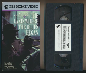 American Patchwork VHS The Land Where the Blues Began 1990 PBS ACE Music Video - Imagen 1 de 2