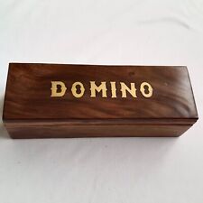Handmade Rosewood Domino Dice with Storage Case (2-4 Players)