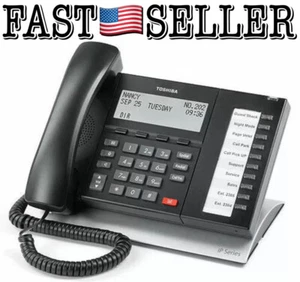 Toshiba Strata IP5022-SD Telephone 4-Line 10-Button Display IP Speakerphone - Picture 1 of 4