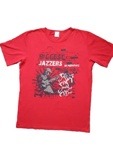 Enrico Mori T-Shirt Kurzarm - rot mit Aufdruck "Biggest Jazzers" - Gr. M - TOP! - Bild 1 von 5