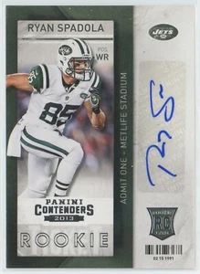 RYAN SPADOLA 2013 Panini Contenders Football - Rookie Ticket - AUTO #181 - Picture 1 of 2