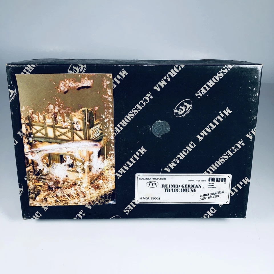 Verlinden Productions Ruined German Trade House 1 35 Scale Model Kit