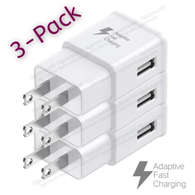 USB Wall Charger Fast Adapter Block Charging Cube Brick Box For Samsung Android - Image 1 of 4